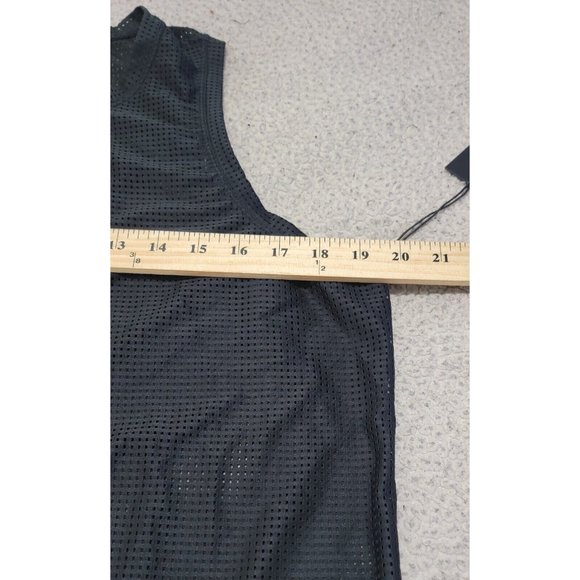 Wildfox Women's‎ Black Activewear Tank Top Sleeveless Drawstring Hem Size XL NWT - Picture 10 of 11